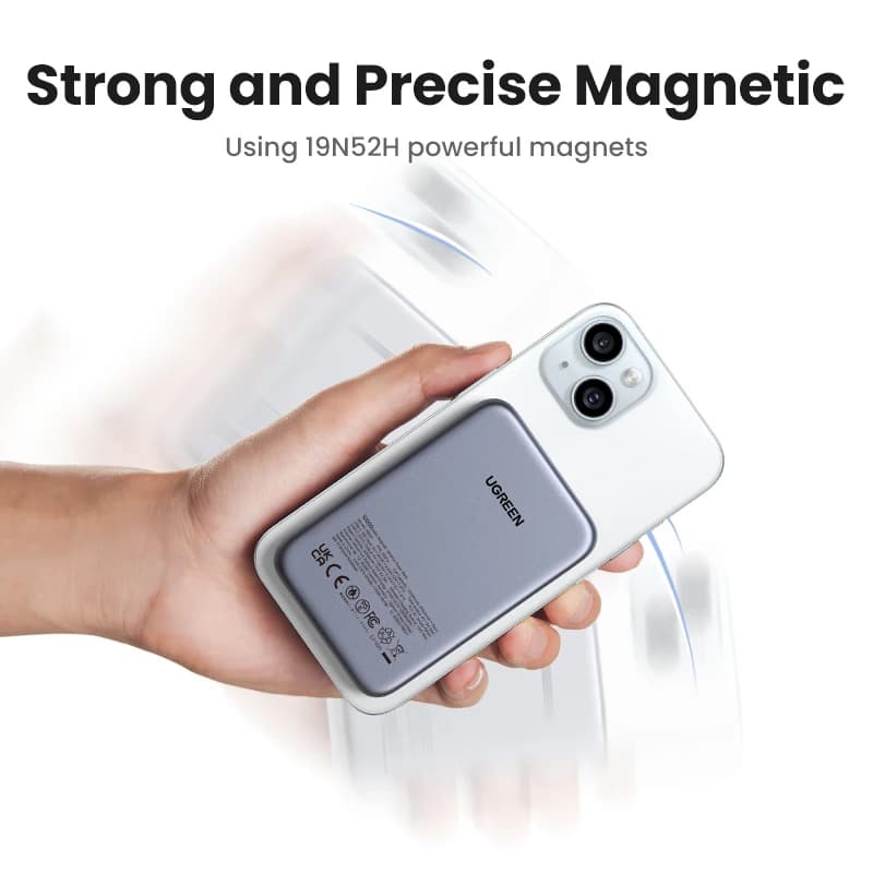UGREEN Qi2 30W Magnetic Power Bank 10000mAh Portable PowerBank for Magsafe 15W Wireless Fast Charging for iPhone 17 16 Pro Max - 5