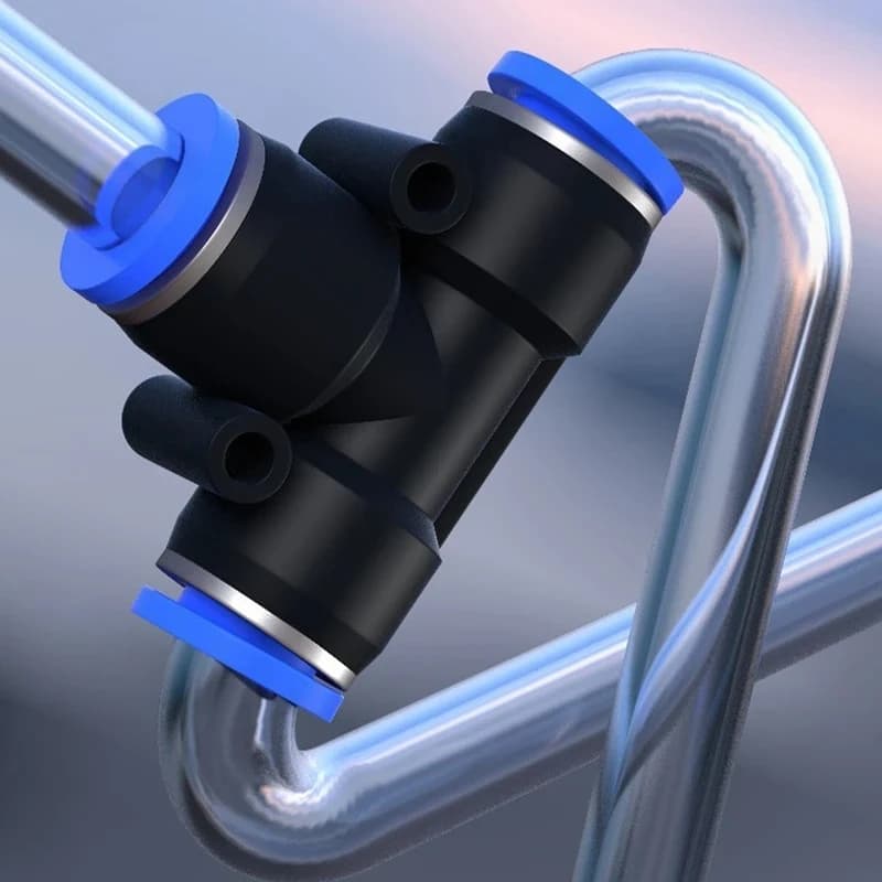 تركيبات هوائية موصل سريع خرطوم هواء موصلات أنابيب بلاستيك PU PY 4 مم 6 مم 8 مم 10 مم 12 مم ادفع إلى الداخل - 2