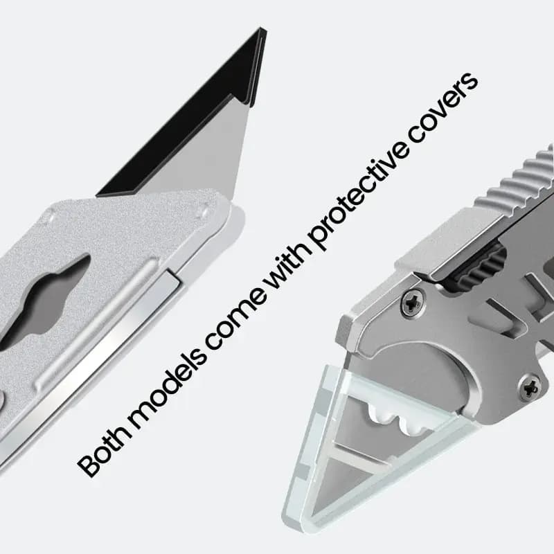 Art Knife Heavy-duty All Steel Thick Durable And Sturdy Folding Knife Cable Stripping Knife Wallpaper Knife - 3