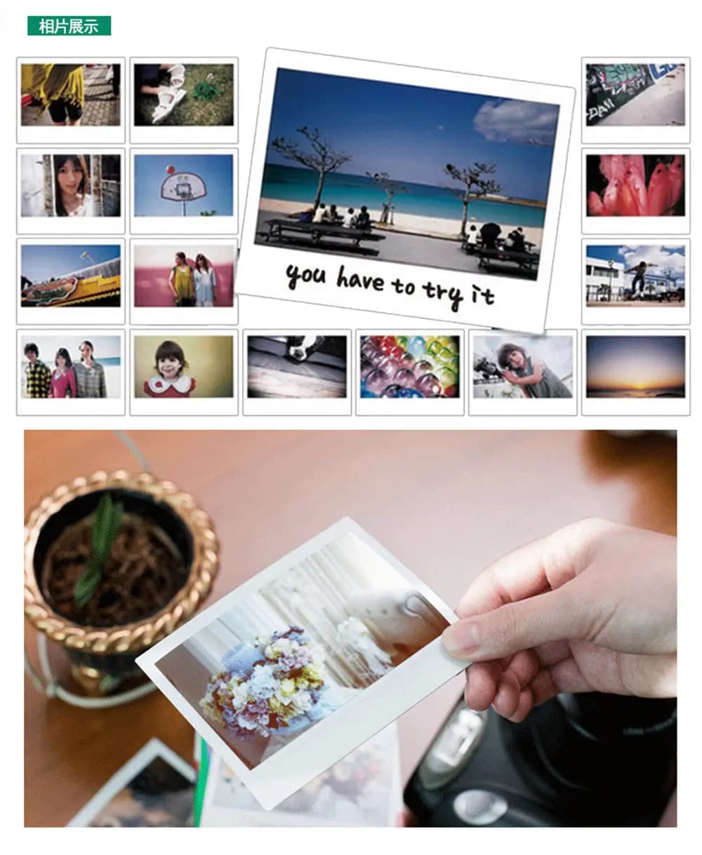 Wide 300 Fujifilm Instax Wide Film 5-Inch Fujifilm Camera Paper Fujifilm Wide Photo Paper For Fuji Wide EVO/400/210/Wide Printer - 5
