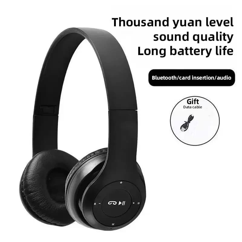 Handsfree Wireless Headphones Noise Canceling Headphone Earphone P47 headset Bluetooth HeadPhone for iPhone Huawei Samsung Redmi - 3