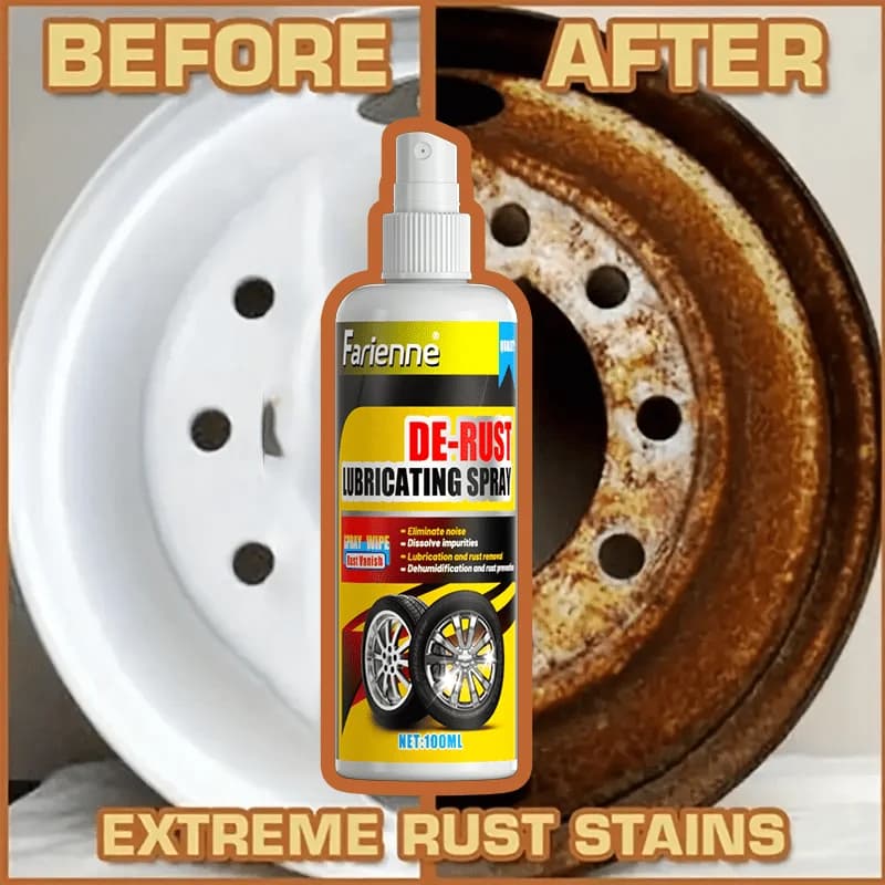 Universal Rust Remover Revitalizing Spray for Car Wheels & Metal Surfaces, Strong Decontamination, Smooth & Reliable - 2