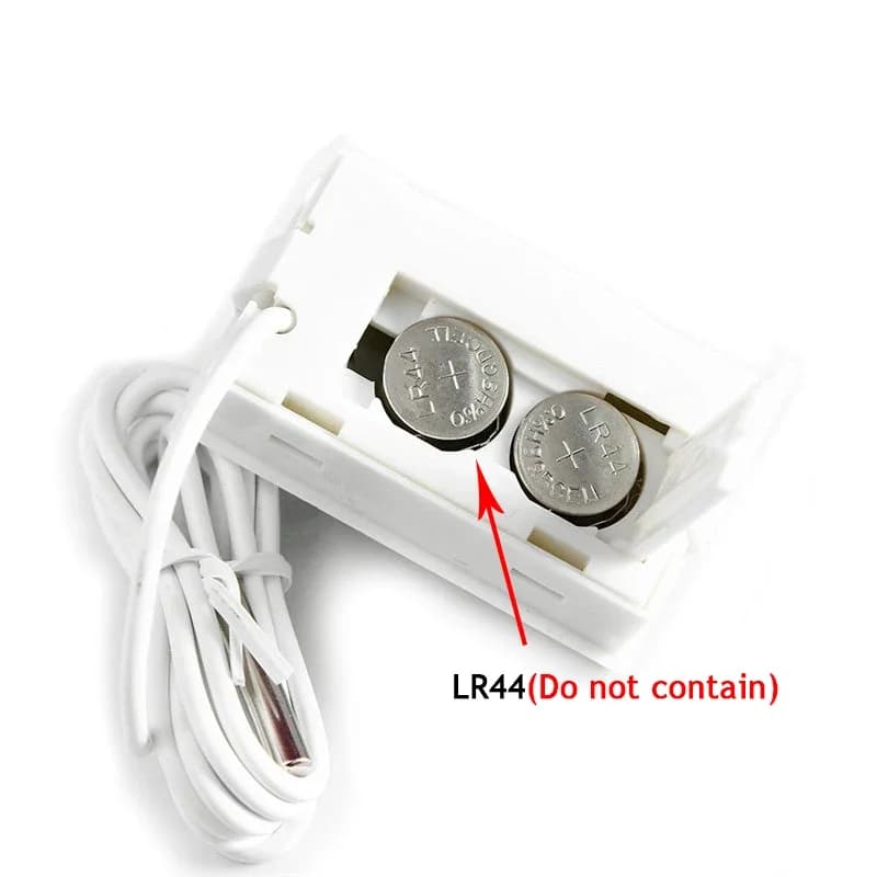 TPM-10 Mini ميزان حرارة رقمي بشاشة LCD، مقياس رطوبة، مسبار مقاوم للماء 1 متر/2 متر، للثلاجة، حوض السمك - 4