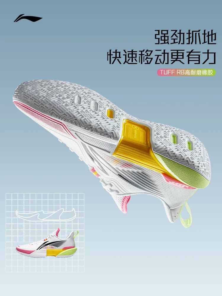 Li Ning Light Speed 2 Low cut Breathable Basketball Shoes Official Genuine Men's Rebound Wear resistant Sports Shoes - 5