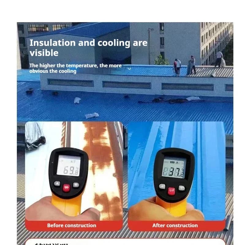 شريط إصلاح ذاتي اللصق للسقف والجدران، عازل للماء، مقاوم للحرارة، لاصق قوي، حل دائم للتسريبات والتشققات، بطول 10م - 5