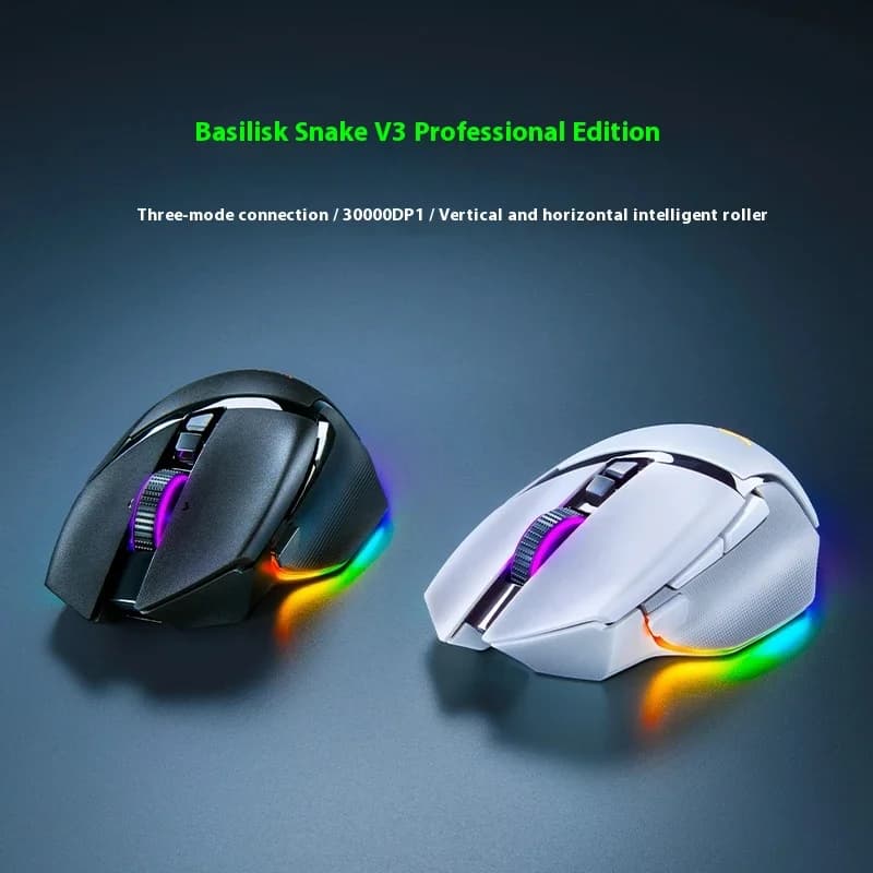 ماوس Razer Basilisk V3 إصدار احترافي سلكي ولاسلكي للألعاب الإلكترونية بسرعة قصوى لمعدات الكمبيوتر والمكتب - 2
