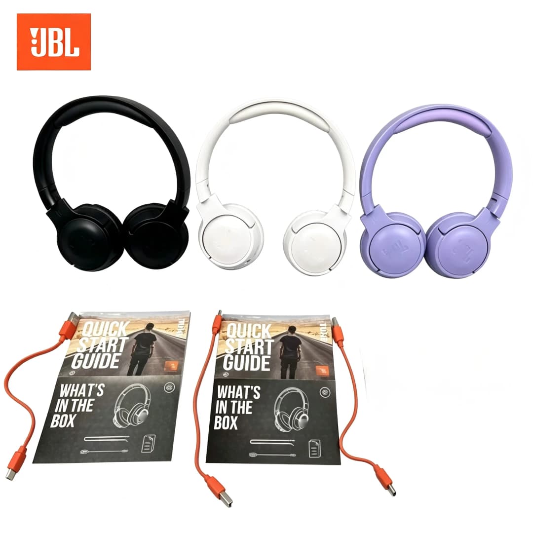 JBL Tune 520BT Wireless Bluetooth Headphones On-Ear Noise Cancelling Earphones Gaming Sport Headset T520BT Wireless Headphones - 5