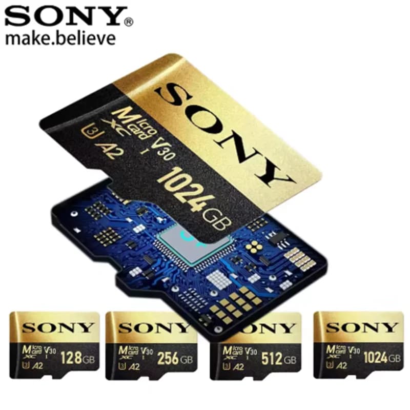 بطاقة ذاكرة SONY سعة 1 تيرابايت، بطاقة Micro TF SD سعة 512 جيجابايت، بطاقة SD Micro فائقة، 256 جيجابايت، 128 جيجابايت، بطاقة SD C10 TF فلاش لهواتف Xiaomi والكاميرا والكمبيوتر اللوحي - 4