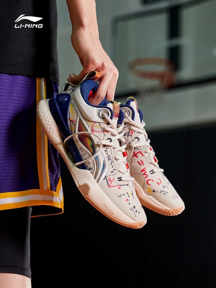 Li Ning Flash Strike 8 Premium Defender Basketball Shoes Low cut Men's High rebound Technology Practical Sports Shoes - 5