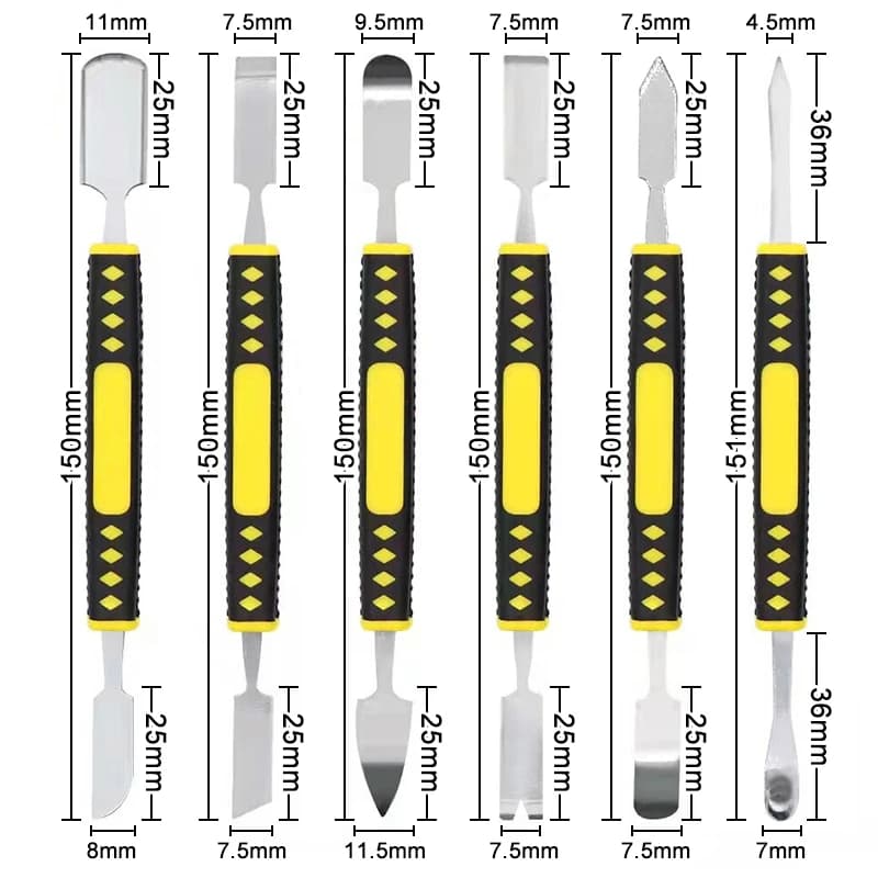 مسمار مخلبي متصلب برأسين، أداة تفكيك إطار شاشة بطارية 6 في 1، إصلاح قولبة بالحقن - 2