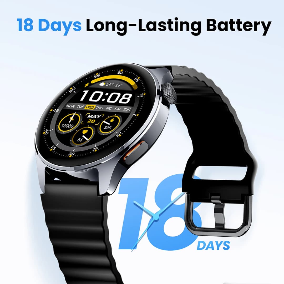 HAYLOU Watch 4S(HF012) GPS Smartwatch 1.43” HD AMOLED 5 Satellite GPS Positioning 120+ Workout Modes Sport Fitness Smart Watch - 6