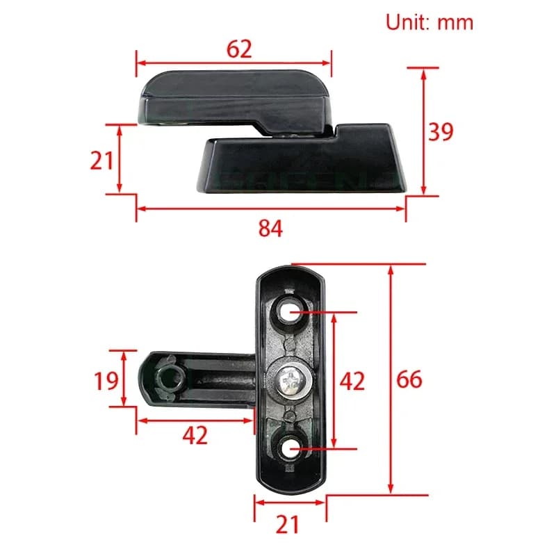 1 Kit Outdoor Caravans Folding Table Complete Table Board Buckle Trailer Folding Table RV Supplies RV Organizer Rv Accessories - 6