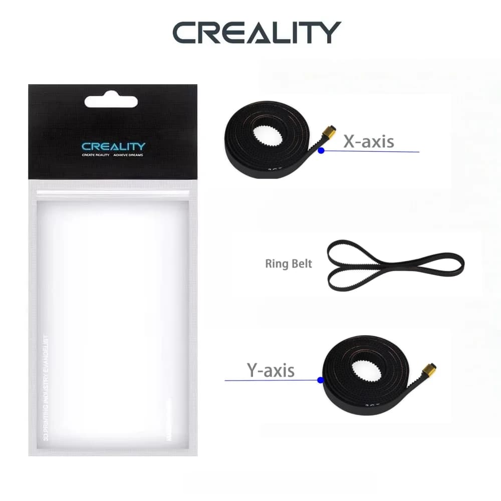 Creality Ender 3 V3 KE X+Y Axis Sync Belt Kit With Ring Timing Belt High Precision ReplacementPrinter Original Accessories