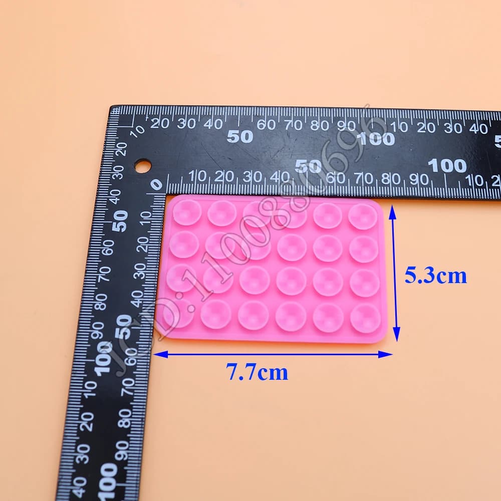 سيليكون الهاتف المحمول تحديد شفط كأس مزدوج الوجهين لوحة ثابتة سيارة شنت قوس جراب هاتف العالمي مكافحة زلة شفط كأس - 2