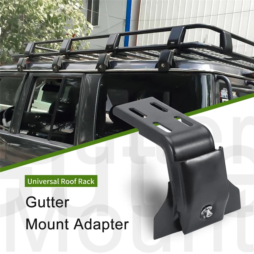1Pc Universal Roof Rack Gutter Mount Adapter Car Roof Mount Bracket Auto Accessories - 4