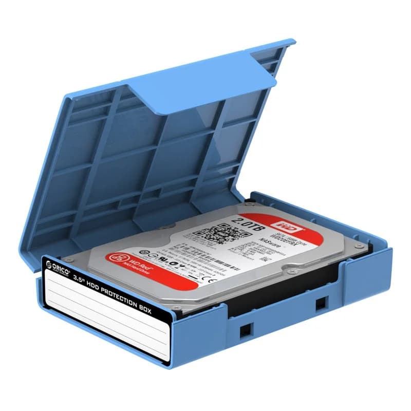 Orico PHP-35 Colorful 3.5-inch Hard Drive Storage Box Cover Anti Shock PP Box Sata Desktop Hard Drive Protection Box - 5