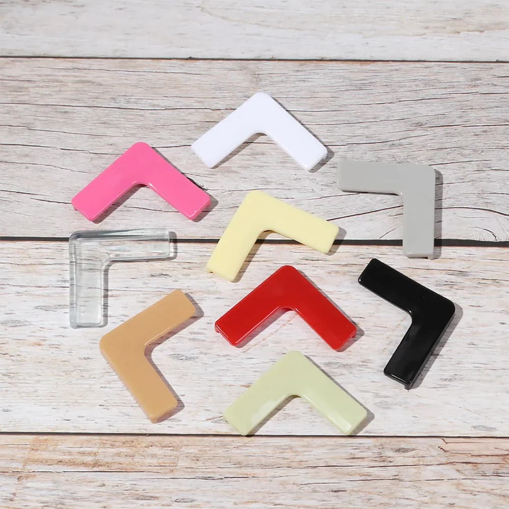 غطاء حماية زوايا النوافذ من السيليكون، مضاد للتصادم، مناسب للألومنيوم والفولاذ، 4 قطع