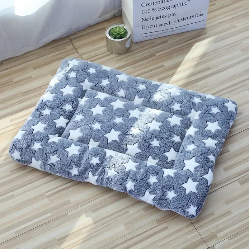 Thicken Cat Mat Breathable Flannel Cat Sleeping Mat Soft Dog Cushion for Small Dog Winter Warm Cat Blanket - 5