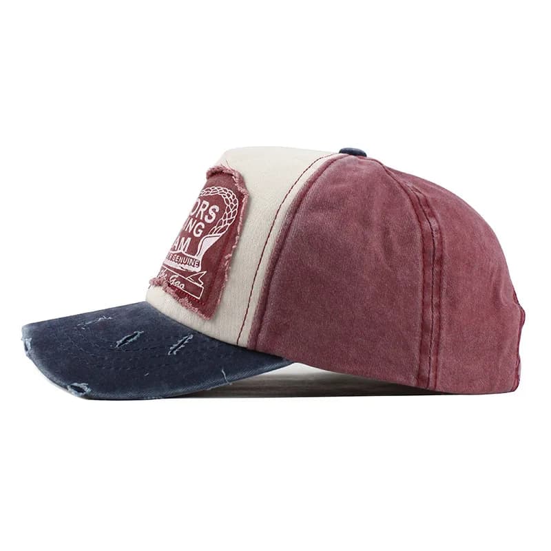 Unisex Washed Cotton Cap Letter Embroidery Baseball Cap For Men Women Streetwear Dad Hats - 4