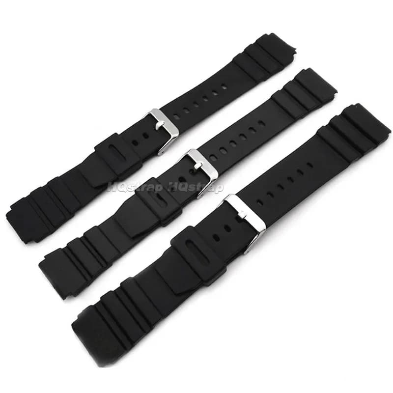 Silicone Strap for Casio 18mm 20mm 22mm 24mm 26mm 28mm Rubber Waterproof Watchband Students Electronic Sport Universal Wristband - 2