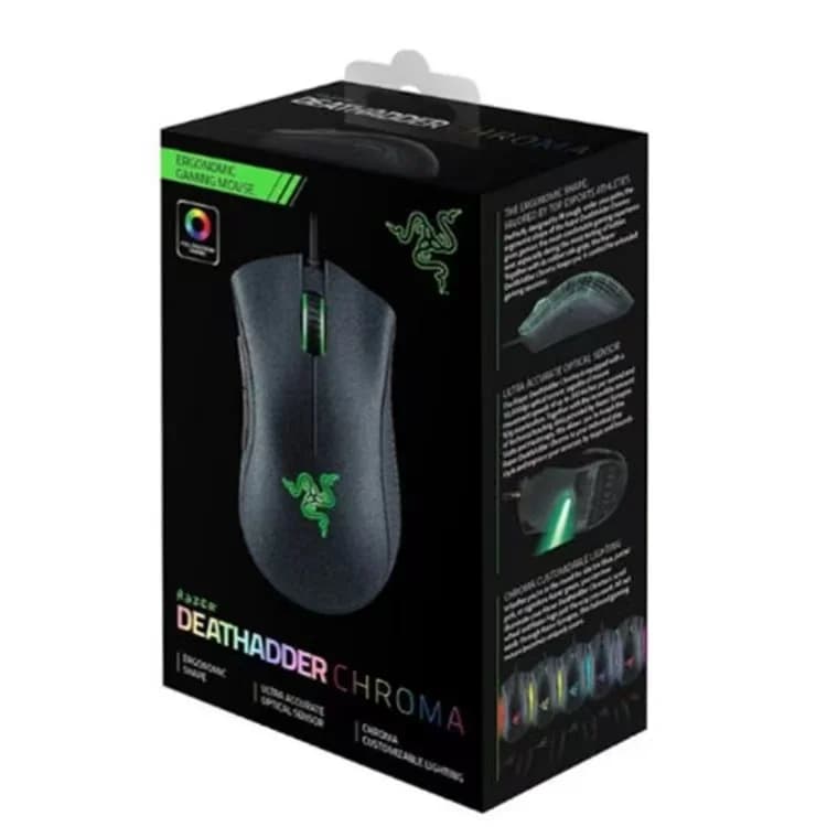 ماوس Razer Deathadder أساسي إضاءة خضراء 6400 مكتب منزلي - 5