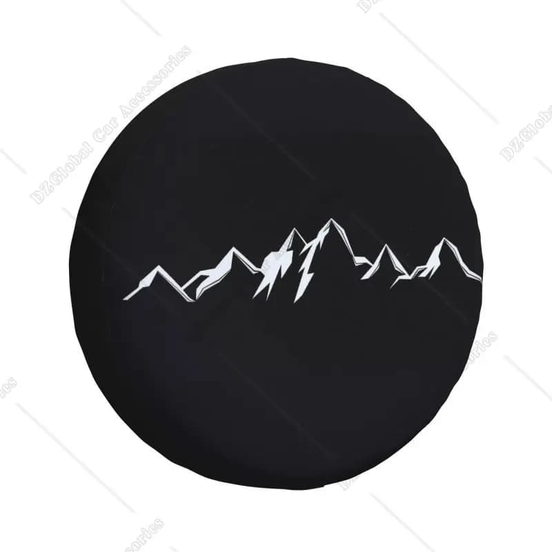 غطاء إطار احتياطي مخصص للجبال لسيارات ميتسوبيشي جيب آر في إس يو في كامبير غطاء حماية إطار السيارة البحري مقاس 14" 15" 16" 17" بوصة