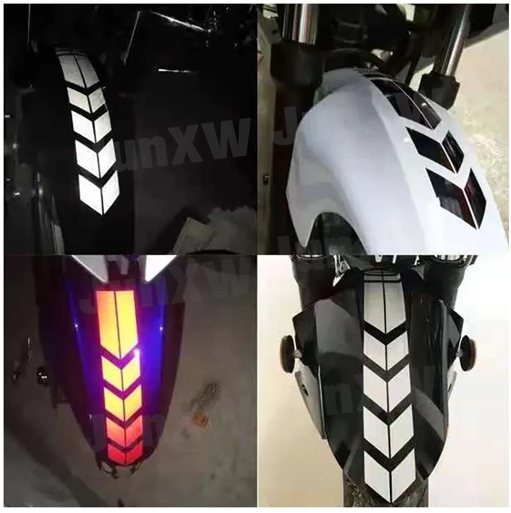 العالمي سيارة دراجة نارية السهم شريط ملصقات اكسسوارات الحاجز لصق مقاوم للماء Oilproof عاكس ملصق مائي الجسم أطقم - 2
