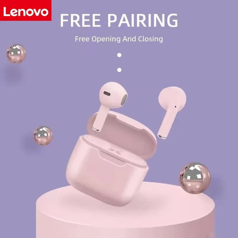 سماعات لينوفو بلوتوث لاسلكية رياضية بجودة صوت عالية وعمر بطارية طويل مثالية للتمارين والسفر - 2