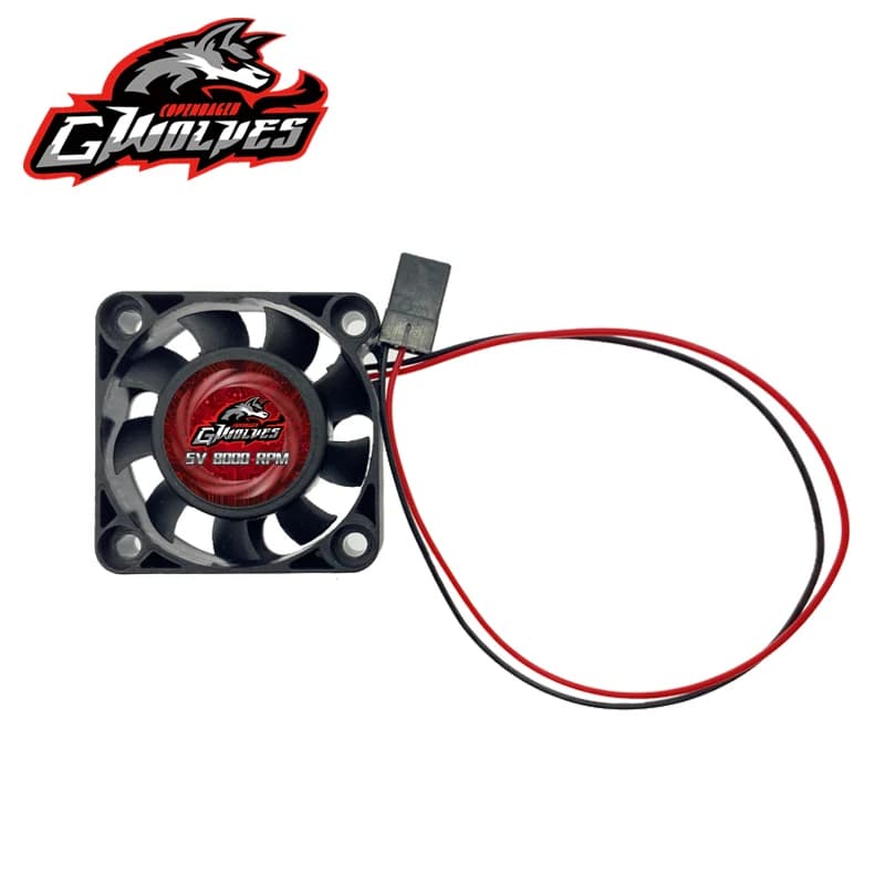 RC fan 25/30/35/40/50mm 8000RPM 5V-7V DC High wind cool Motor ESC fan heat sink 30/60/120/150A ESC 36/42mm motor futaba plug - 5