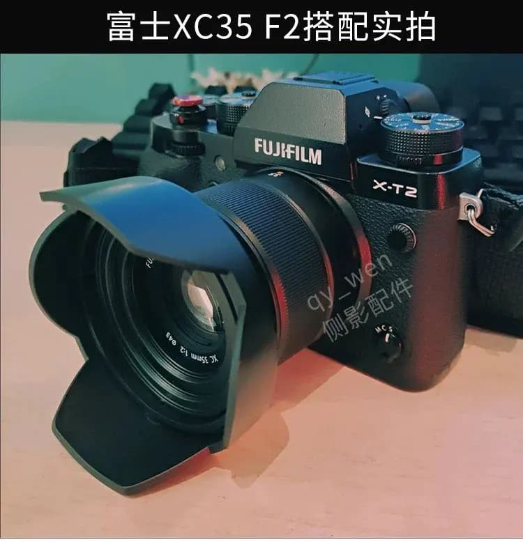 غطاء عدسة فوجيفيلم XC35 F2 XF 23mm عدسة XS10 XT20 X-T فور ثيردز 43mm - 4