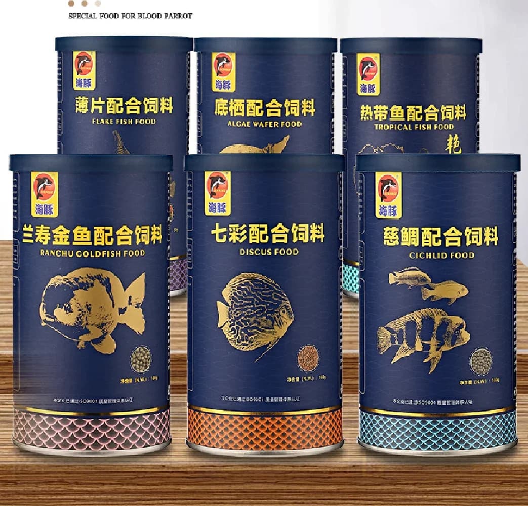 زجاجة طعام أسماك زينة C40g-180g، كريات سيكليد، ذهبية، شبوط، جوبيز، أسماك استوائية صغيرة ومتوسطة