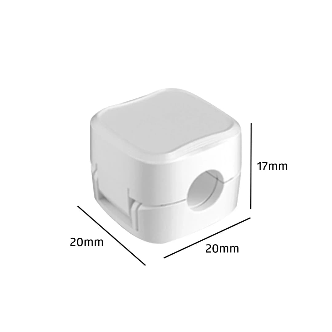 24/6 قطعة منظم الكابلات المغناطيسية كليب إدارة الكبلات مدير الأسلاك حامل الحبل كابل شحن اللفاف الحائط هوك - 6