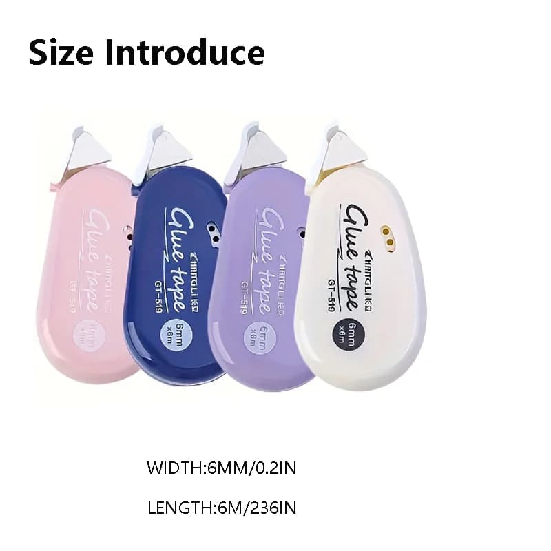 Double Sided Adhesive Dots Glue Tape - Perfect For Scrapbooking Collage Photo ，  Journaling & Crafts ，School Stationery Supplies - 6