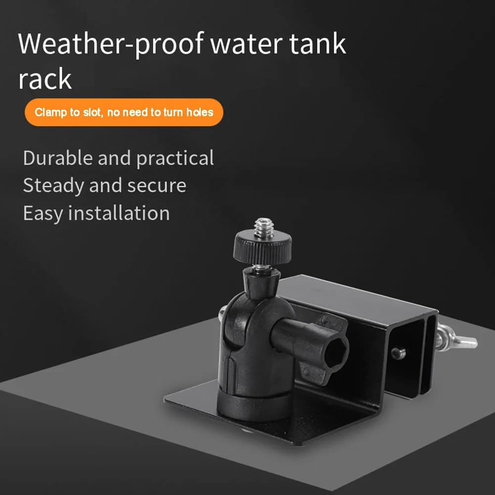 قوس تثبيت مزراب السقف مع مسمار، مقاوم للماء، لتركيب الألواح الشمسية وكاميرات الأمن