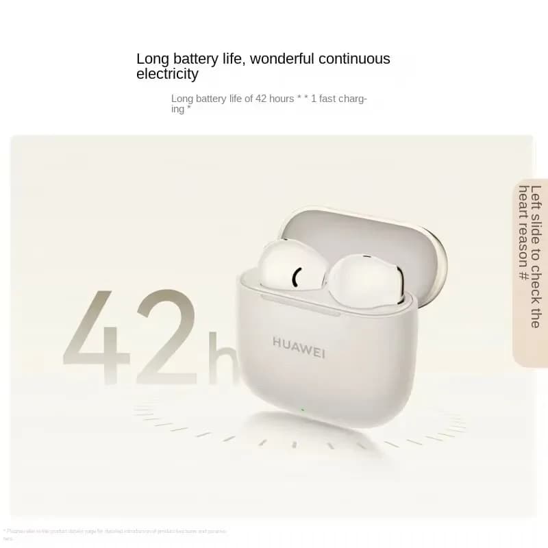 سماعات HUAWEI FreeBuds SE 3 الأصلية خفيفة الوزن ومدمجة بلوتوث 5.4 بطارية تدوم 42 ساعة - 4