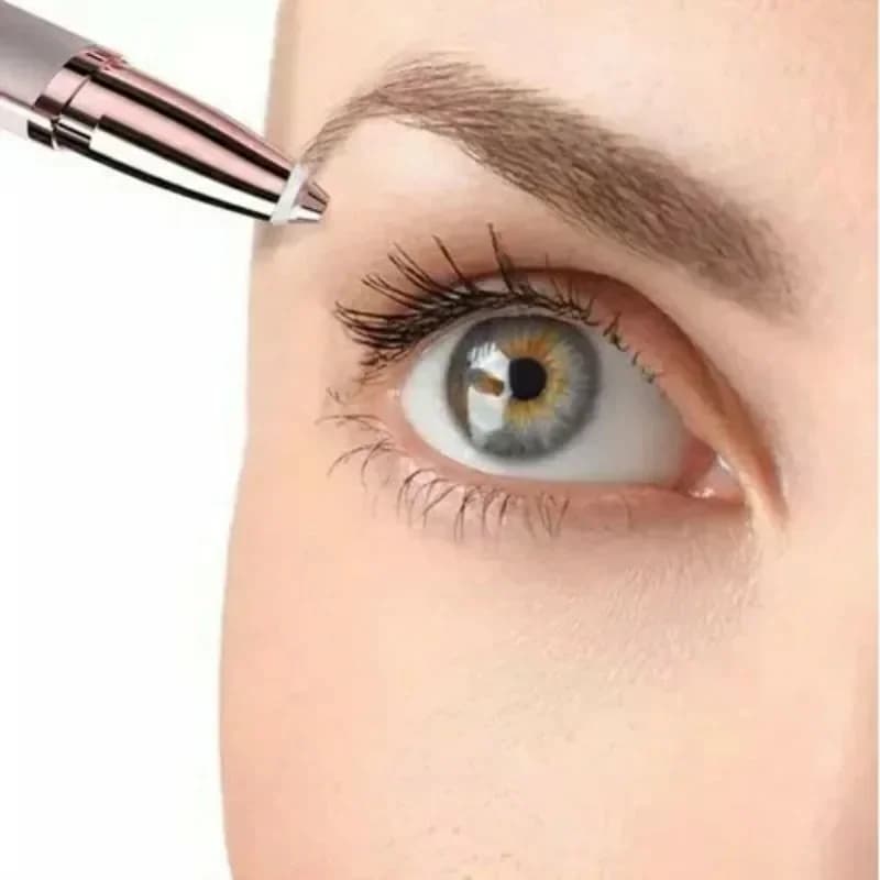 Electric Eyebrow Trimmer Electric Face Eyebrow Hair Trimmer Mini Portable Women Body Shaver Remover Blade Eye Rechargeable - 3