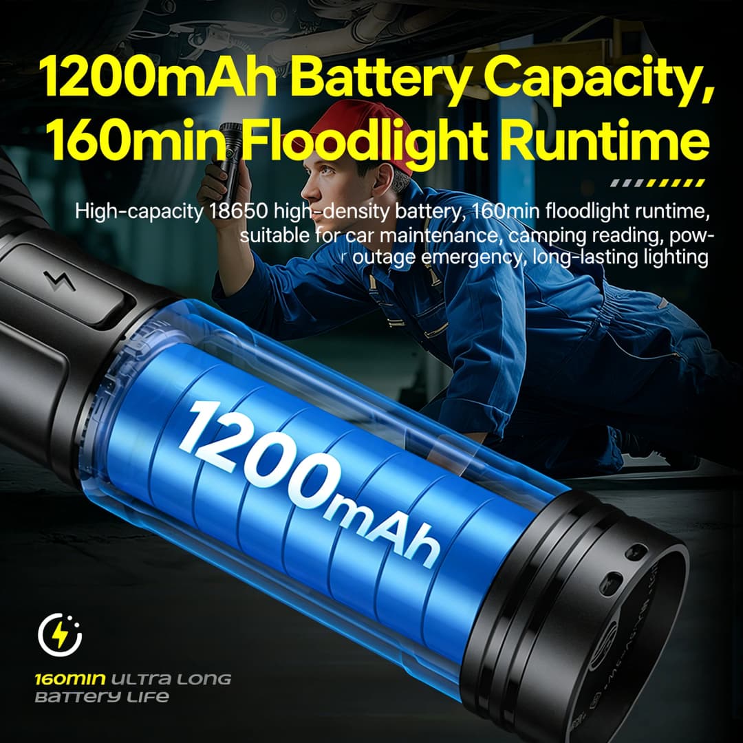 Philips SFL 1252 Ultra-Light 94g LED Flashlight with 9 Bright Beads Long Battery Life 160 Minutes - 6