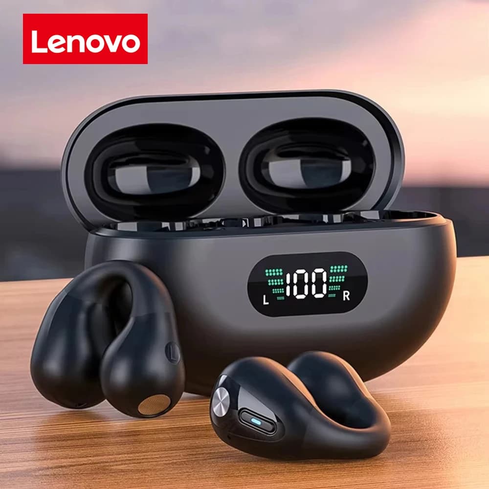 سماعات أذن TWS من لينوفو بتقنية التوصيل العظمي وسماعات بلوتوث لاسلكية رياضية