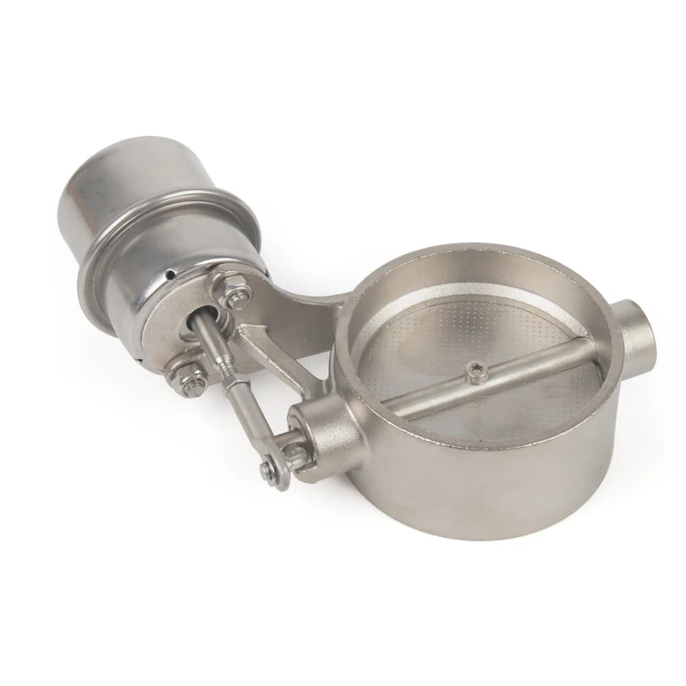 Exhaust Control Valve Set With Vacuum Actuator CUTOUT 2 2.36 2.5 2.75 3 3.5inch Pipe CLOSE STYLE with Wireless Remote Controller - 2