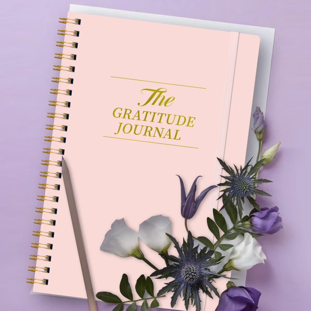 مجلة امتنان A5، دفتر يومي مع تذكيرات للشكر والتأمل، غلاف حلزوني صلب للتأمل الذهني - 6
