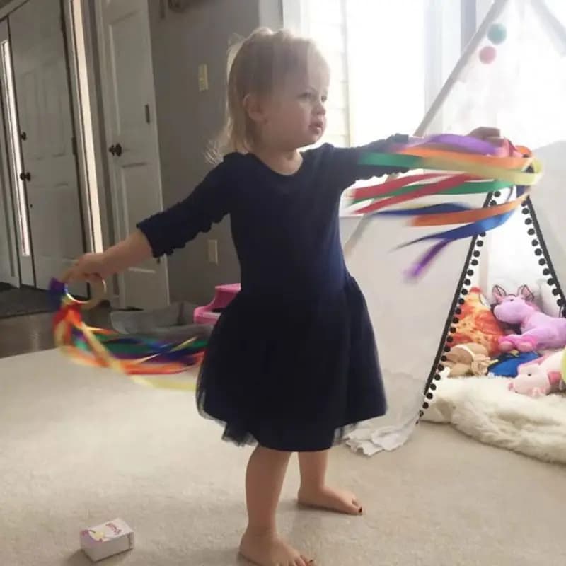 لعبة حسية على طراز مونتيسوري لحديثي الولادة ، حلقة شريط للأطفال غير سامة ، التعرف على الألوان ، تطوير لعبة حسية ، خالية من بيسفا - 3