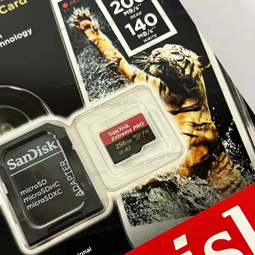 Sandisk Extreme PRO Card 32GB 64GB Original 128GB 256GB 512GB 1TB V30 Micro SD Card Class 10 UHS-I U3 Memory Card - 4