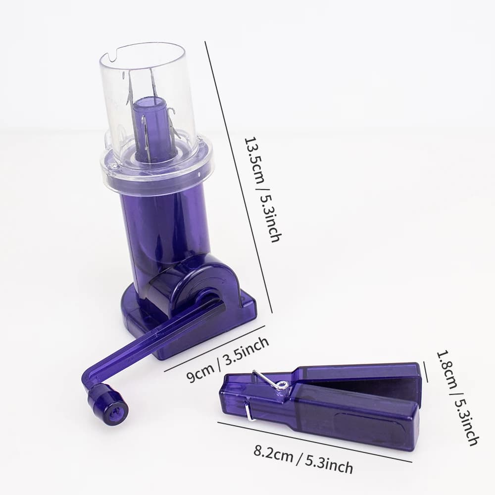 المحمولة آلة الحياكة اليدوية الزينة تلوح في الأفق مع كرنك اليد اكسسوارات اليد محبوك مضفر DIY بها بنفسك البلوزات والأوشحة - 5