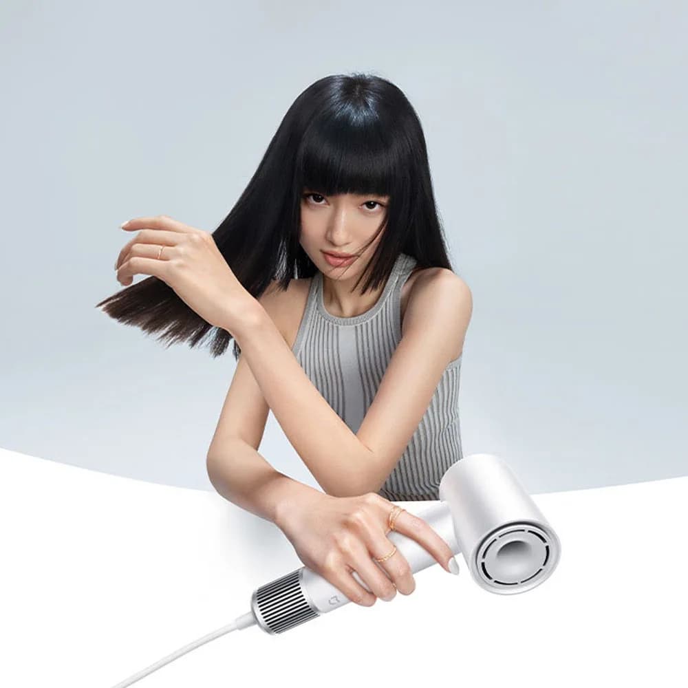 مجفف شعر أيوني عالي السرعة من MIJIA، 110000 دورة في الدقيقة، تجفيف سريع، 8 أوضاع تحكم ذكي في درجة الحرارة، 220 فولت، إصدار صيني مع محول - 6