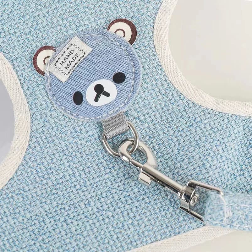 مقود كلب ويني ذا بوه، تسخير للمشي، مناسب للكلاب الصغيرة والقطط، مستلزمات حيوانات أليفة - 3