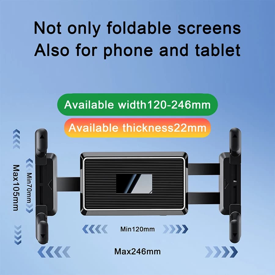 Tablet Holder Tripod Accessories for iPad Mobile Phone Universal Clip Fixer Portable Horizontal and Vertical Shooting - 3