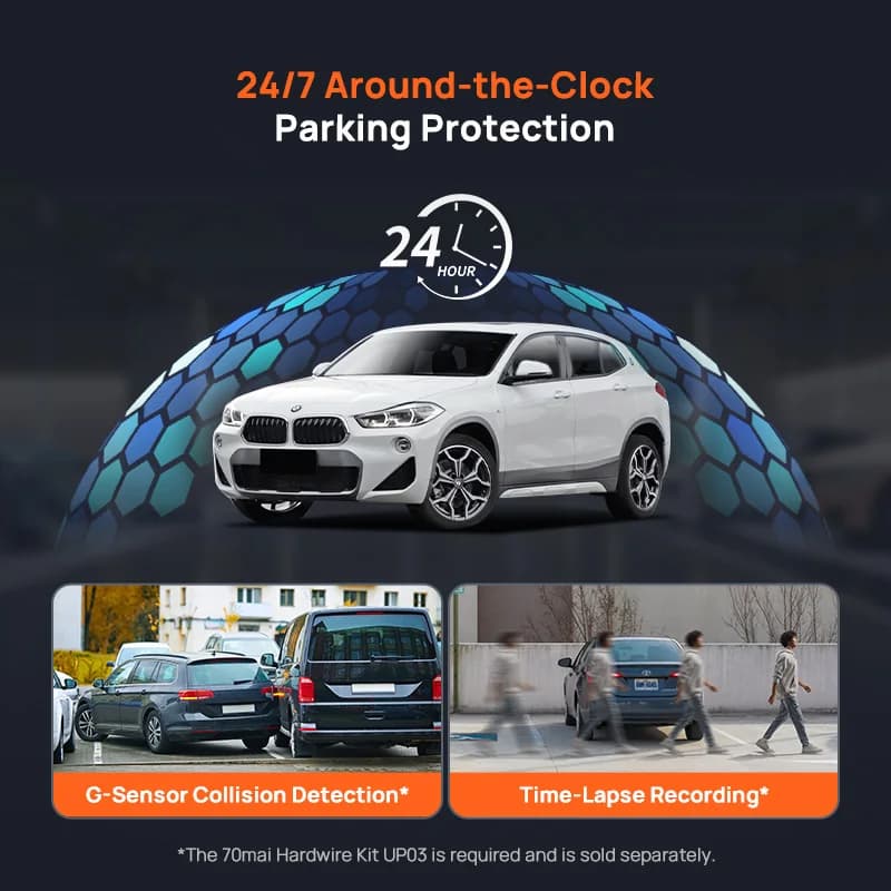 كاميرا سيارة 70mai 4K A800SE الإصدار المطور من 70mai A800S مع التحكم الصوتي ومكثف فائق وGPS وADAS ومسجل قيادة 70mai A800SE بدقة UHD وواي فاي 6 - 5