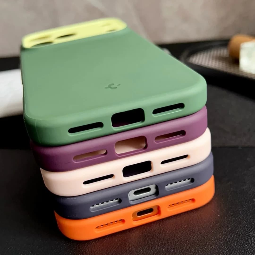 Official Spigen Magnetic Phone Case For iPhone 17 Pro Max Liquid Silicone Cases For iPhone17 Air 17 Pro Soft Bumper Cover - 6