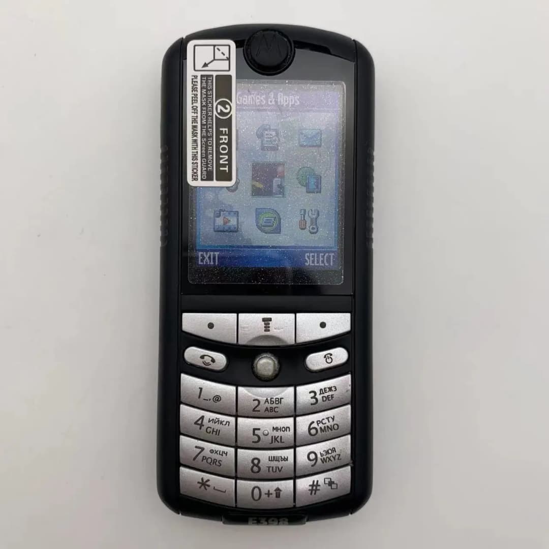 Refurbished Motorola E398 Original E398 0.3MP Detachable Battery 830mAh Cell Phone Wholesale Free shipping - 2