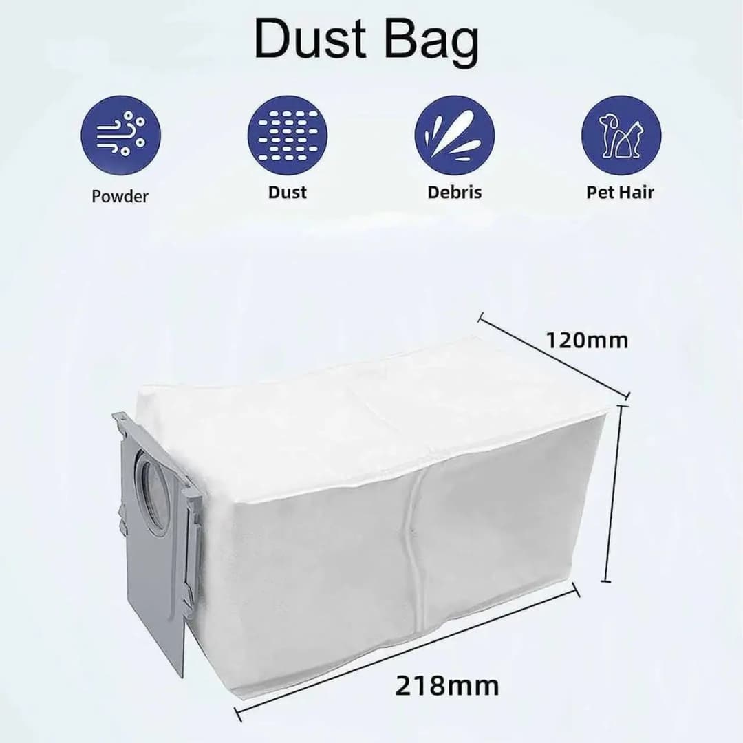 Roborock Qrevo Master / Qrevo Slim Robot Vacuums Cleaner Accessory Main Side Brush Hepa Filter Mop Cloths Dust Bag Spare Part - 6